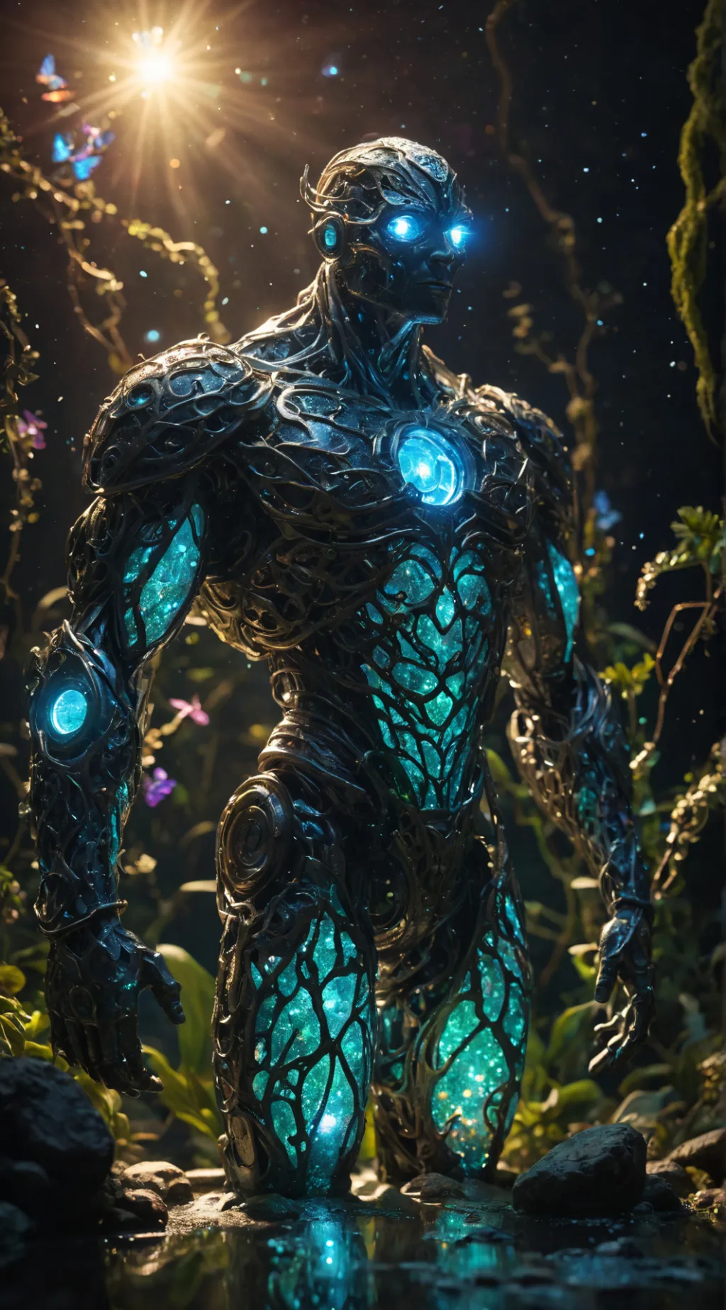 ai character: The Sentinel background
