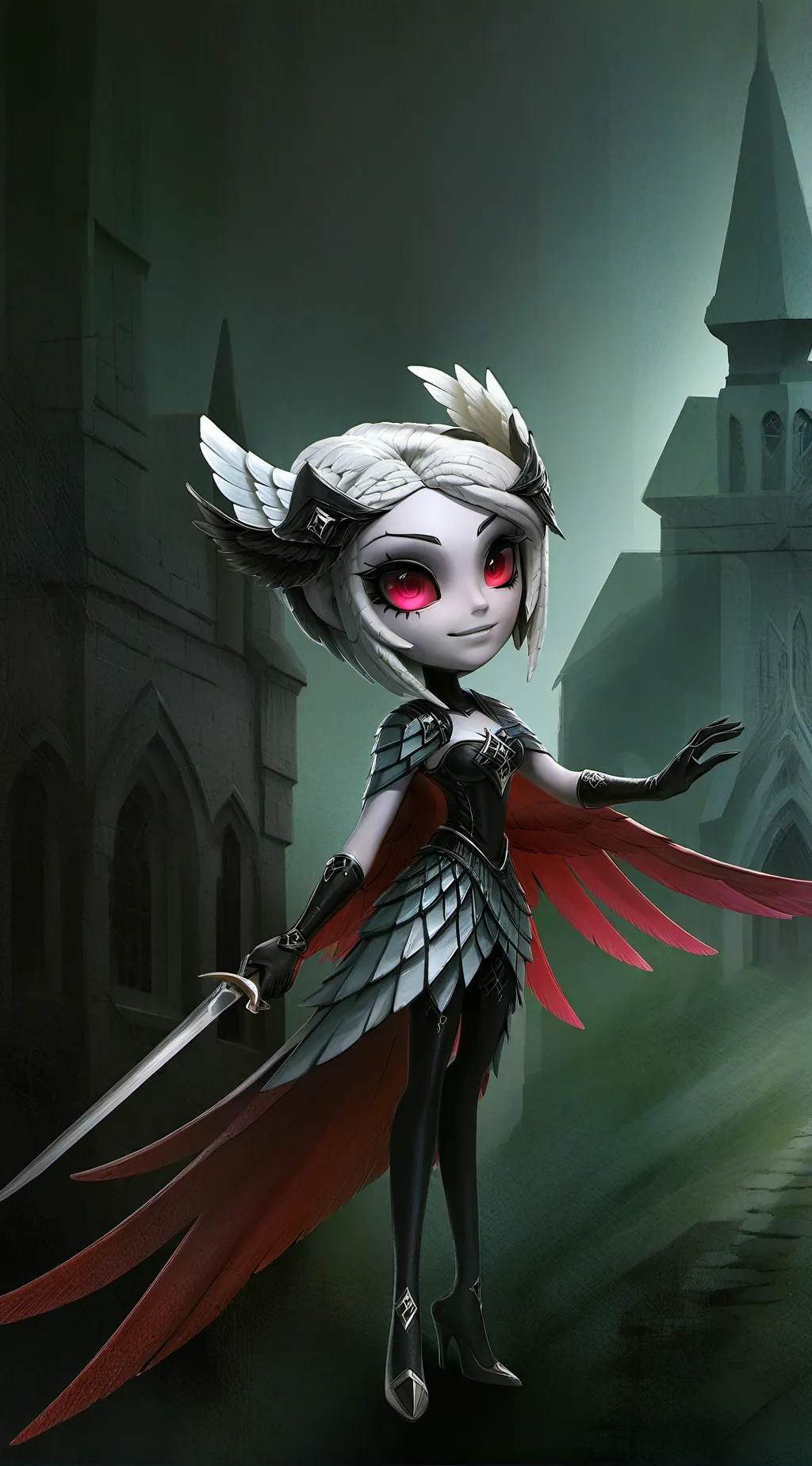 ai character: Angel dust and you background