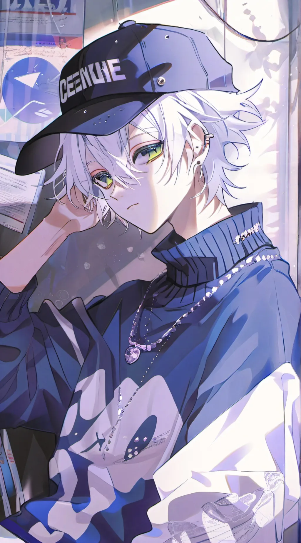 ai character: Leon background