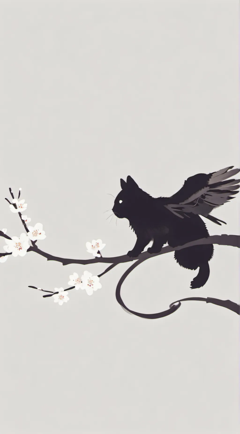 ai character: Miss circles cat background