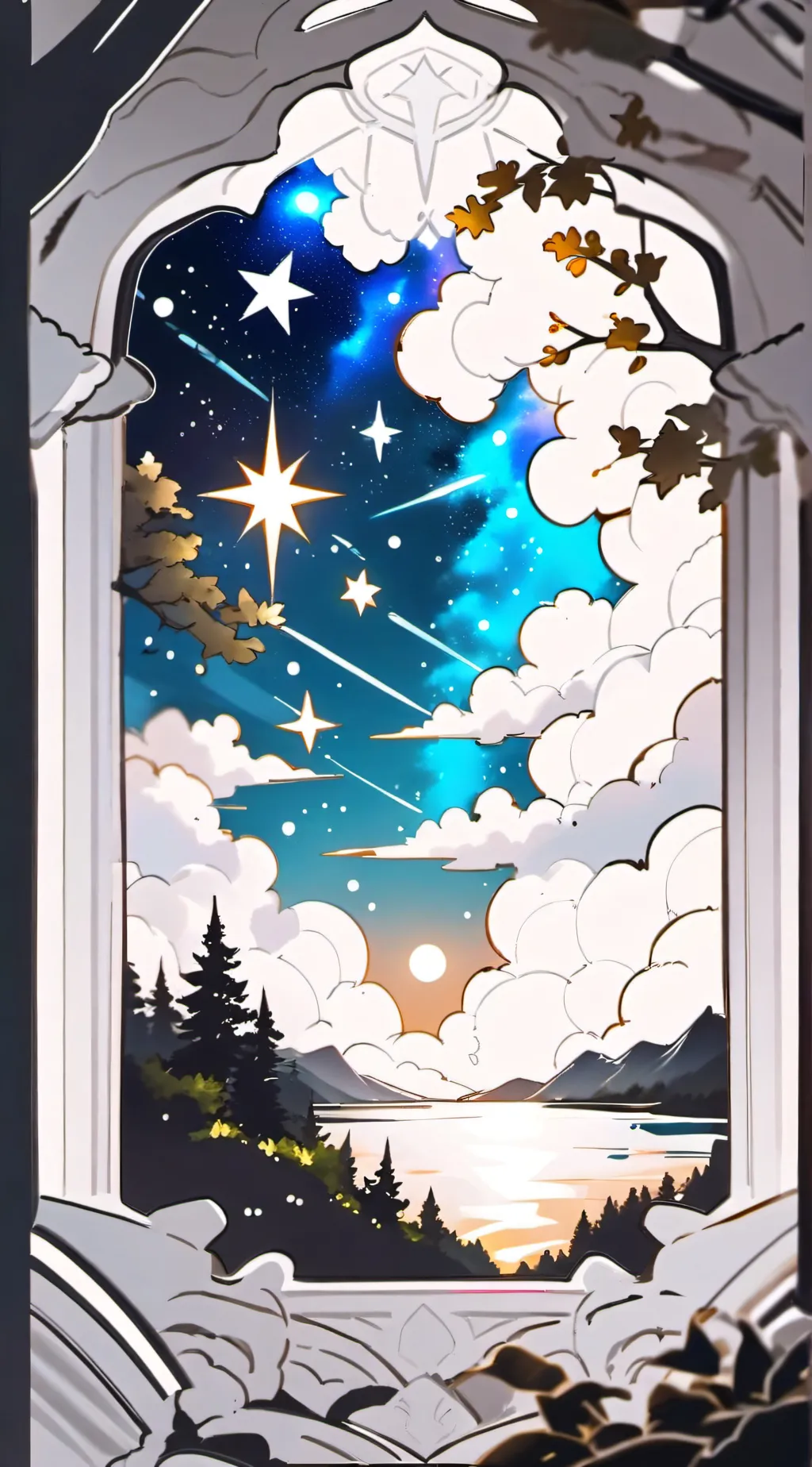 ai character: Alastor & Lucifer  background