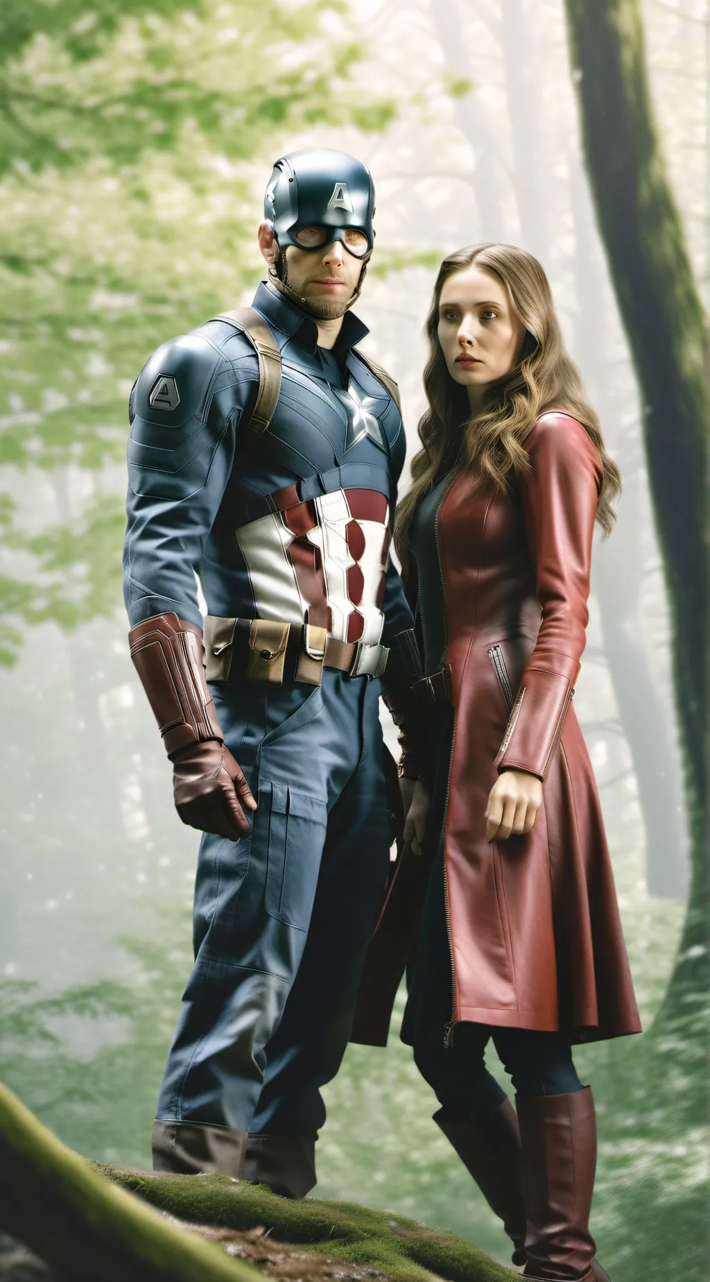 ai character: steve and wanda background