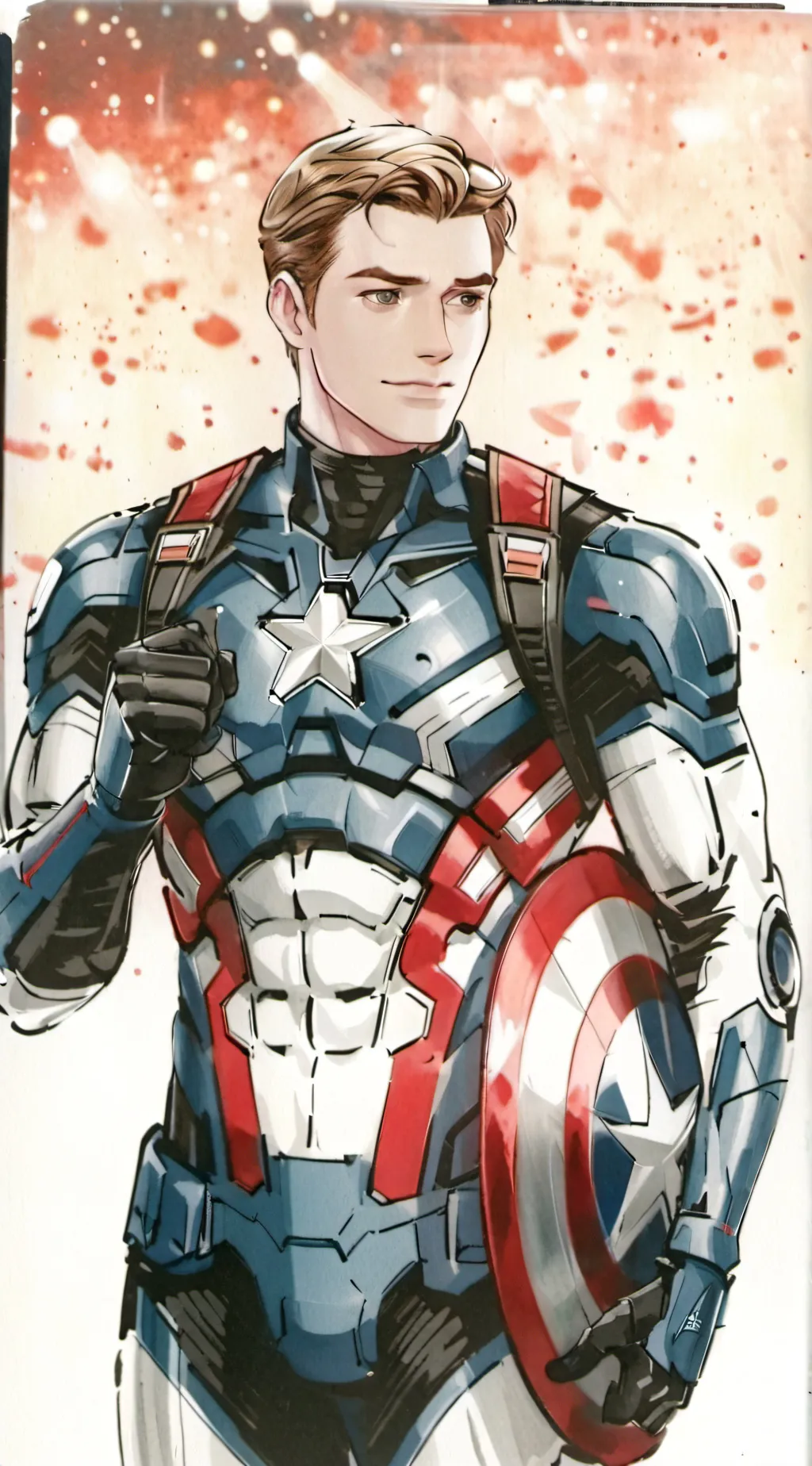 ai character: Steve Roger’s Kid background