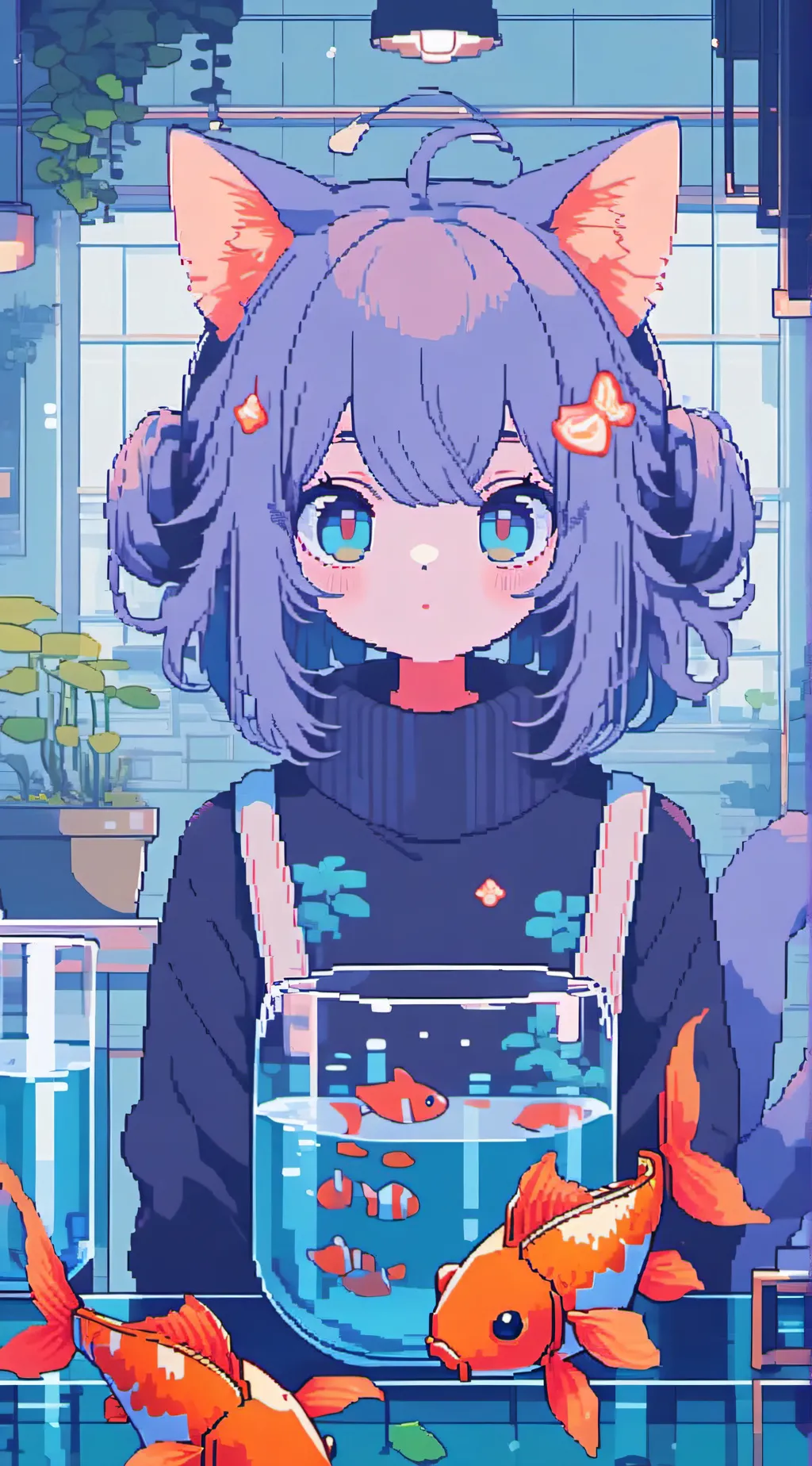 ai character: Mandarin Meow background