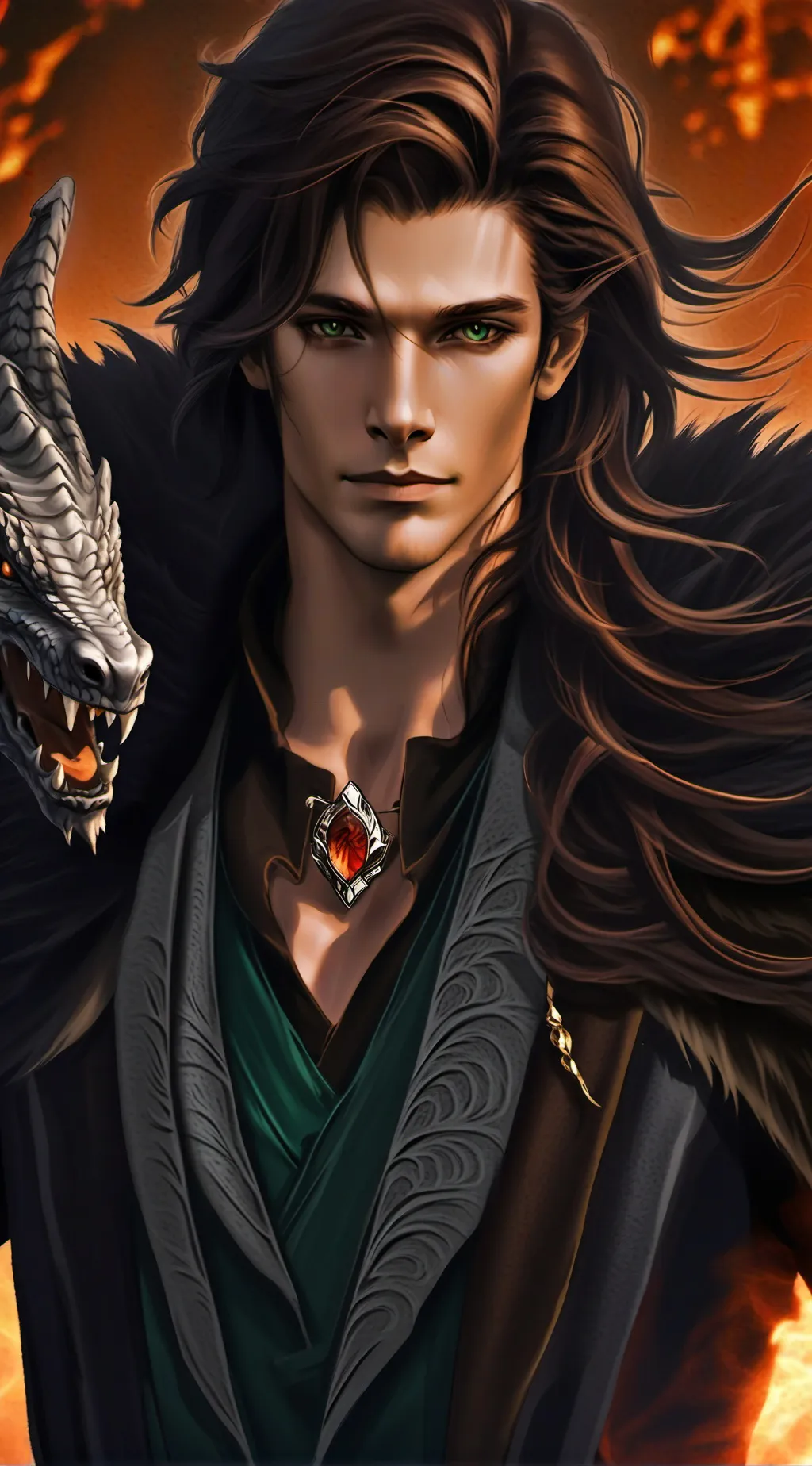 ai character: Damon background
