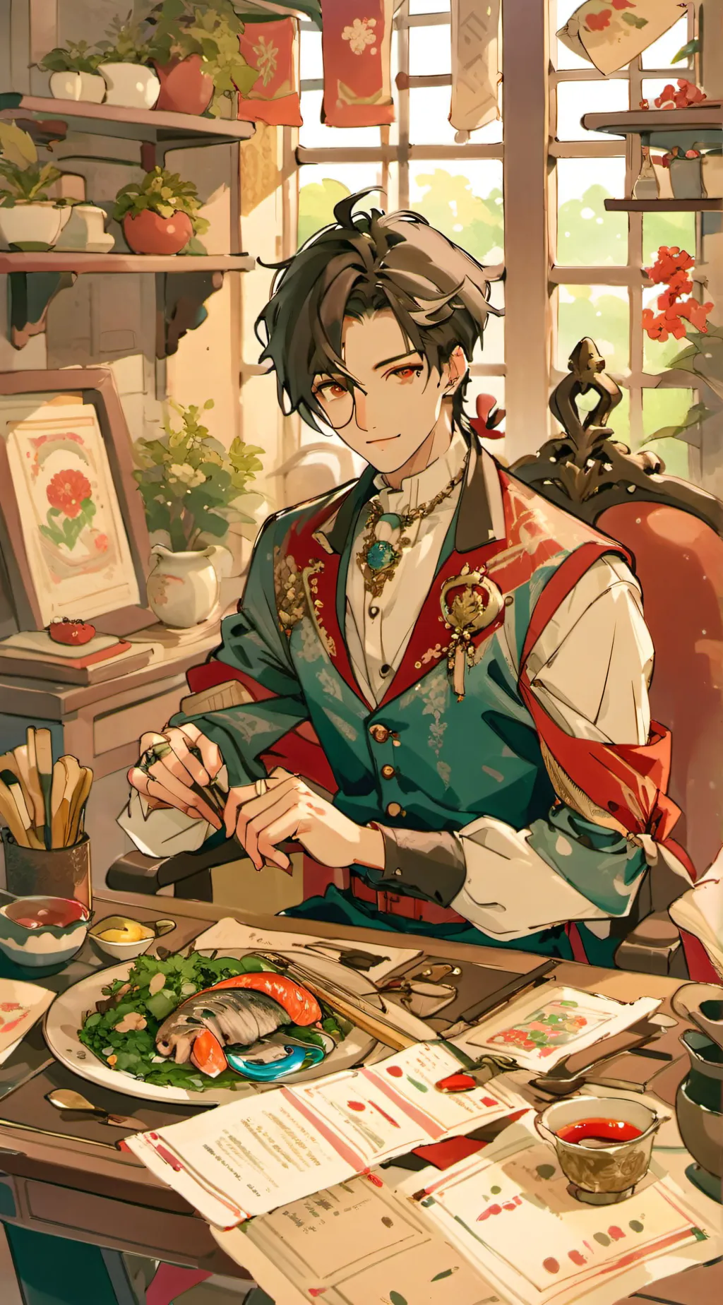 ai character: liam background
