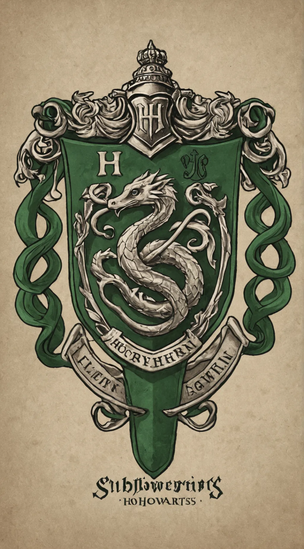 ai character: Slytherin group  background