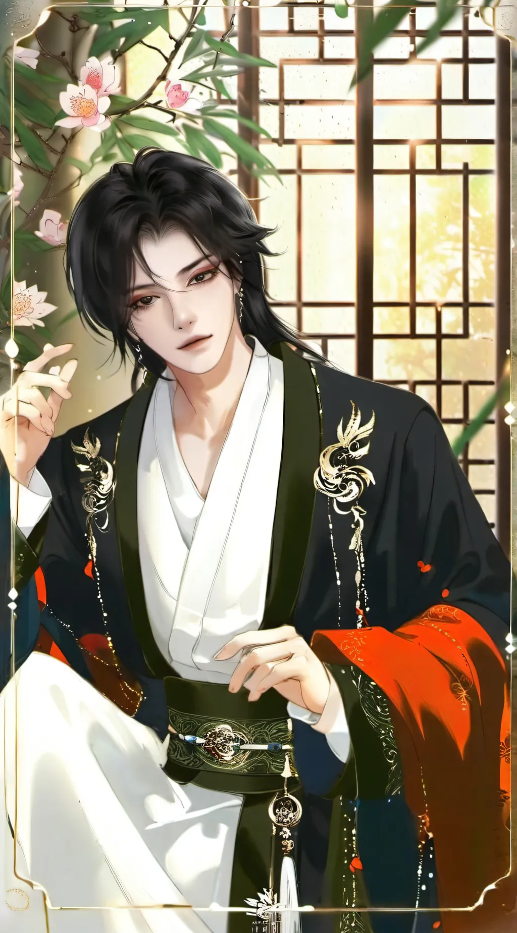 ai character: 傅尘幂 background