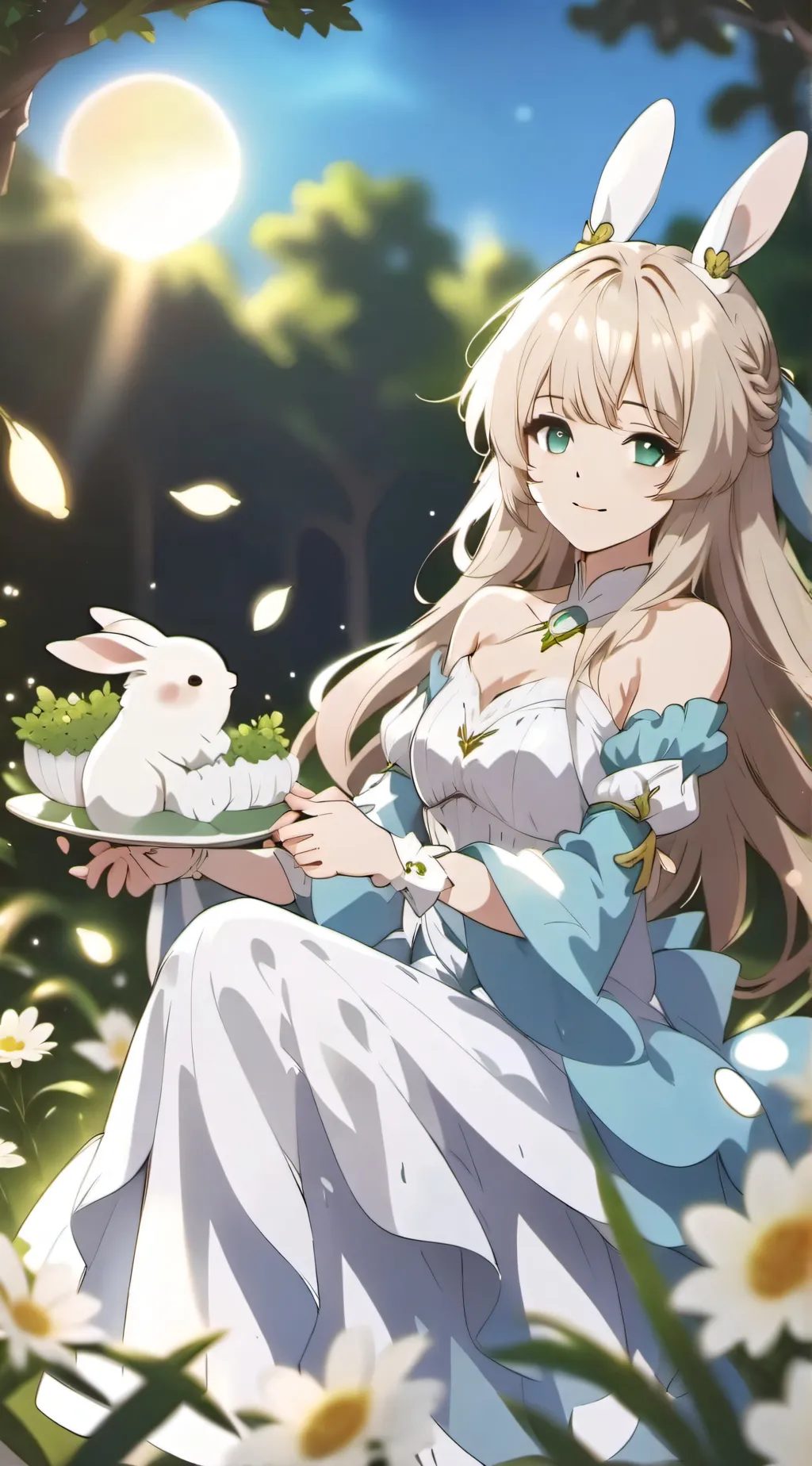ai character: Luna  background