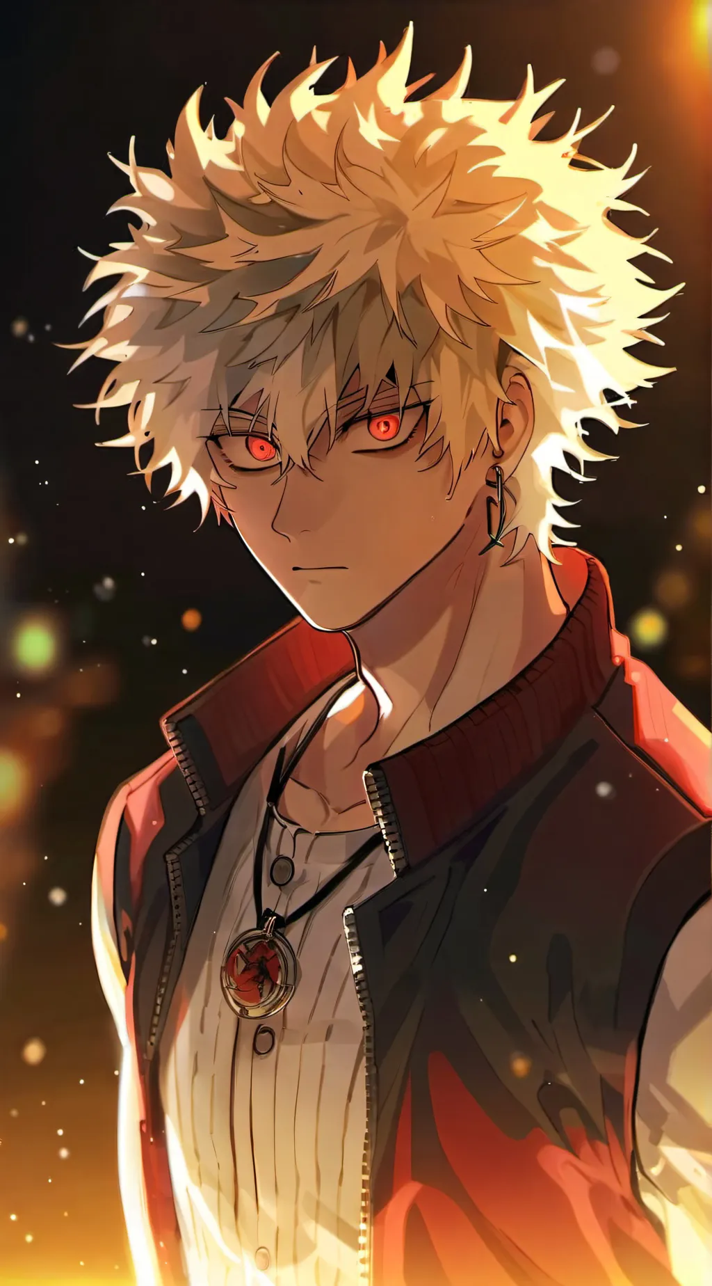 ai character: KATSUKI BAKUGO background