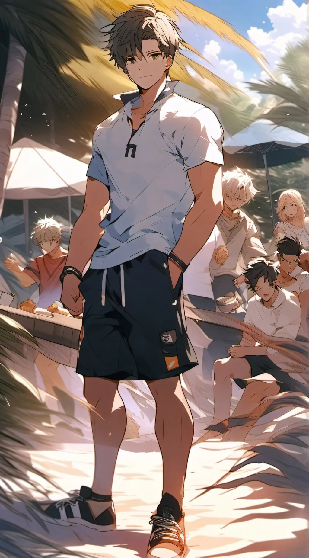 ai character: 10 boys background