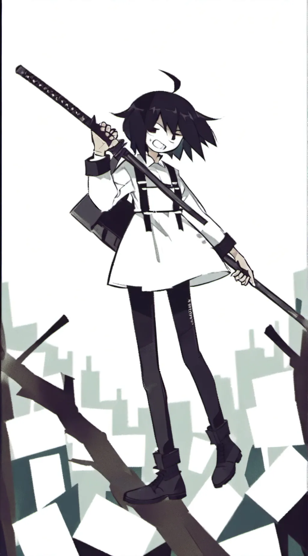 ai character: Abbie! FPE! :3 background