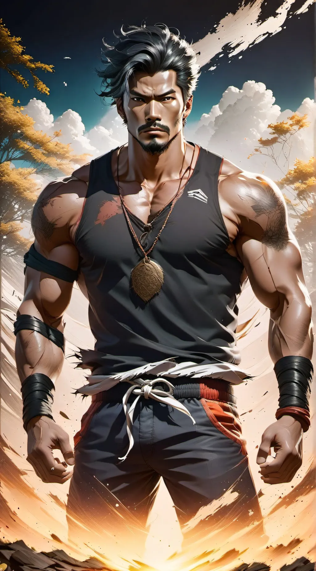 ai character: Trey Martian background