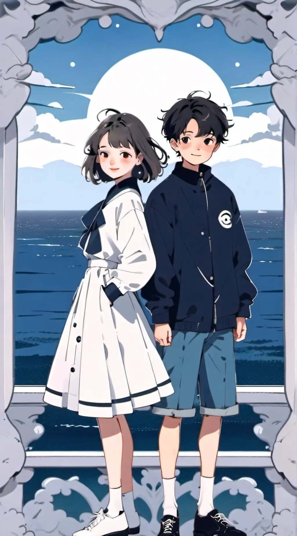 ai character: Twins  background