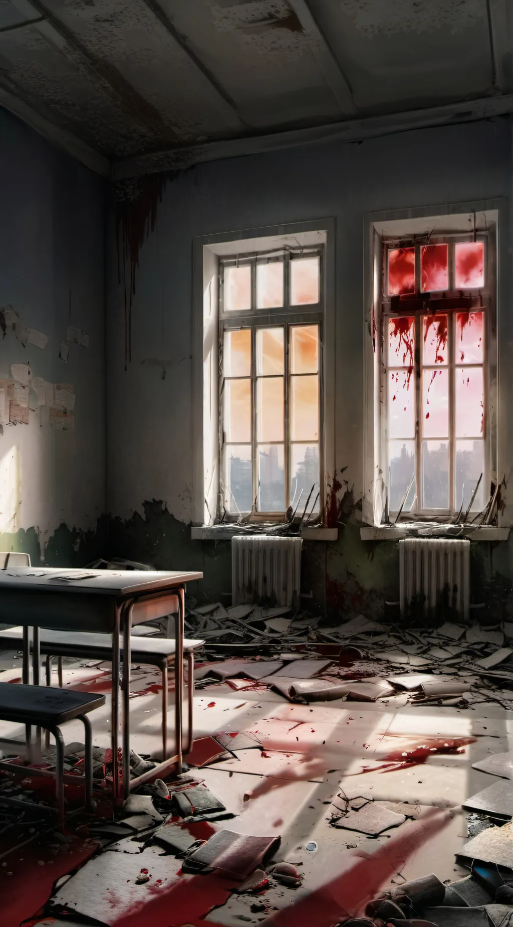 ai character: the lost school background
