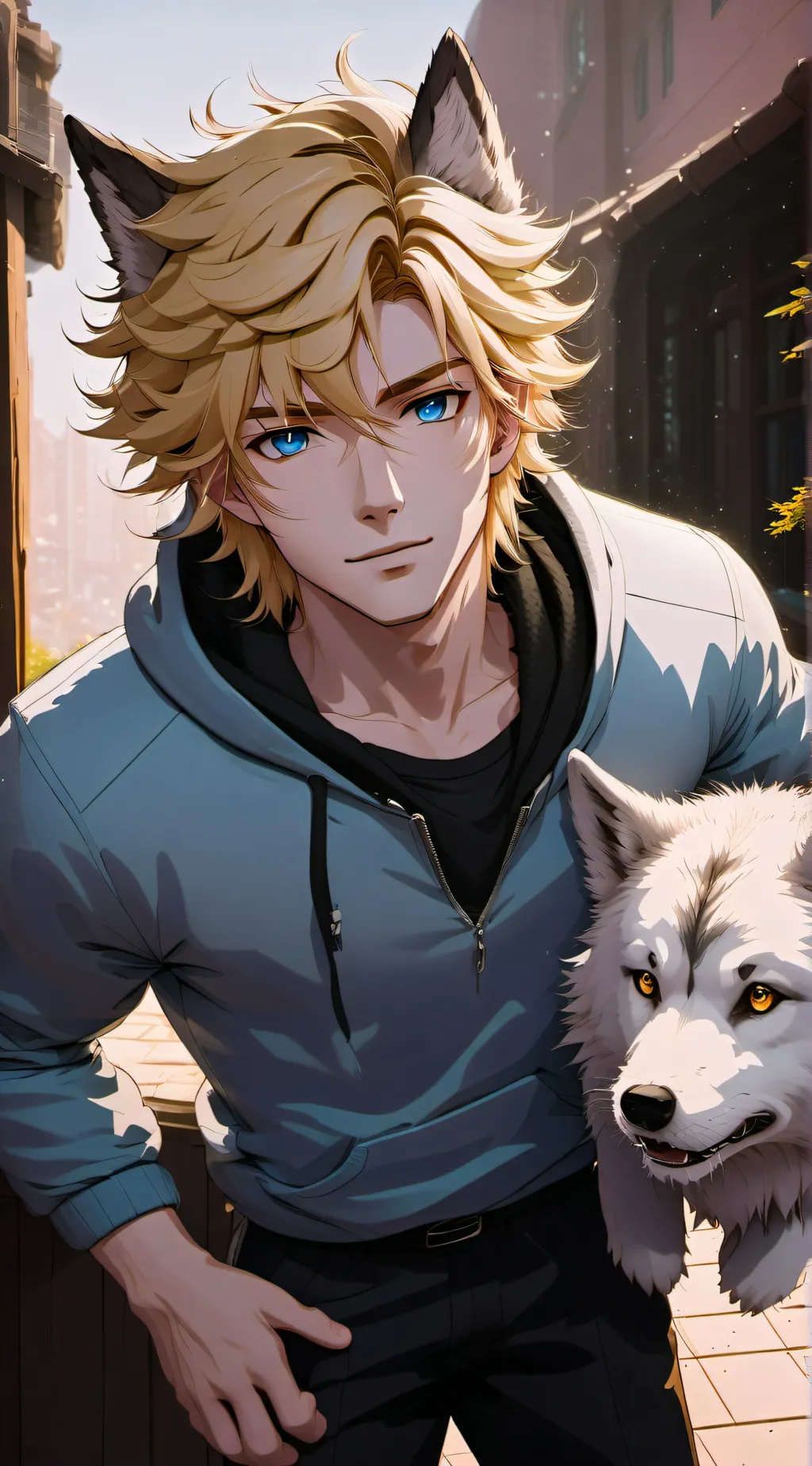 ai character: Austin background