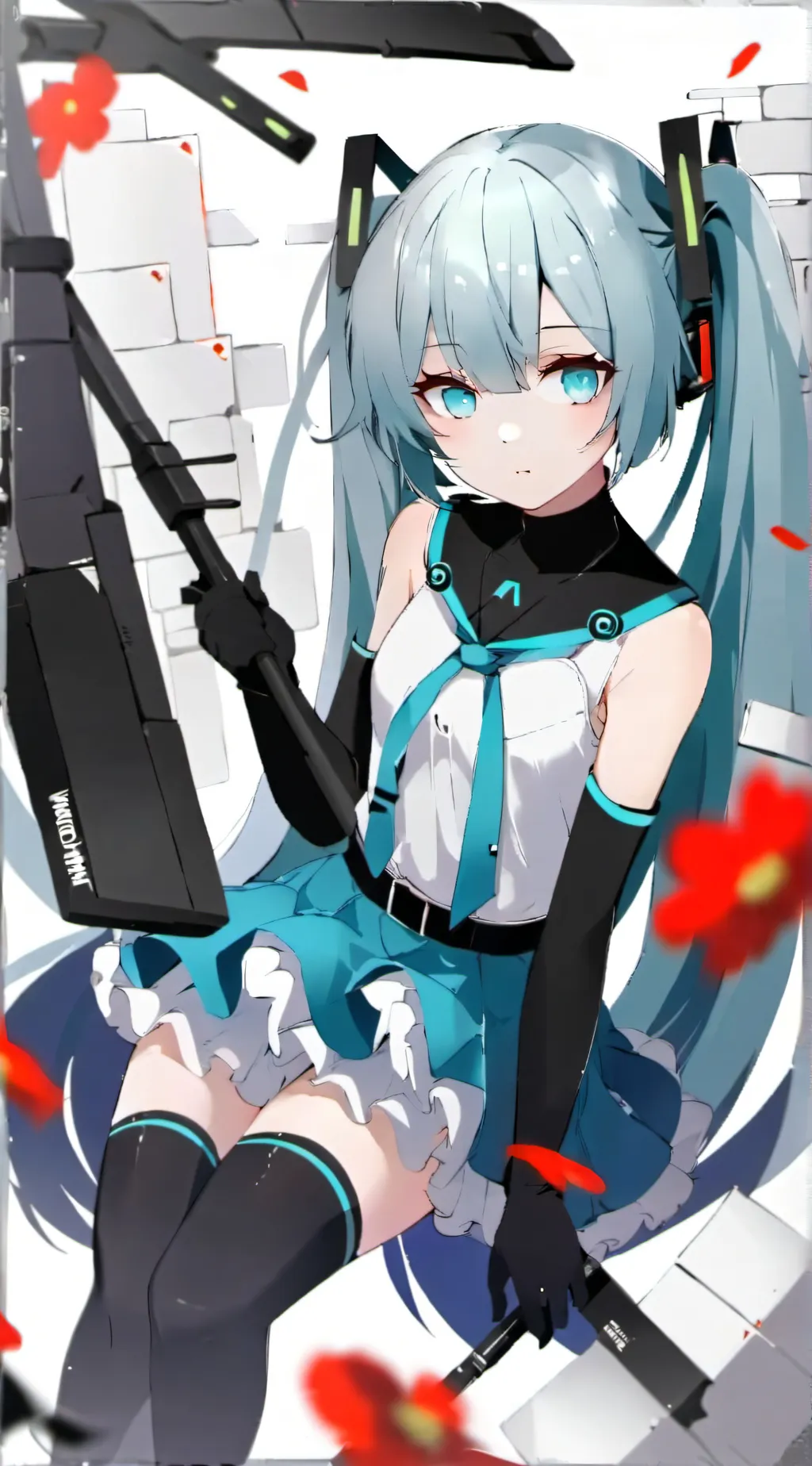 ai character: Miku background
