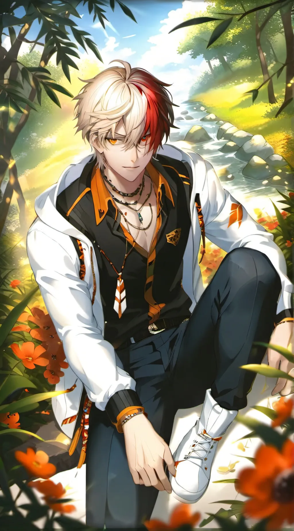 ai character: Todoroki  background