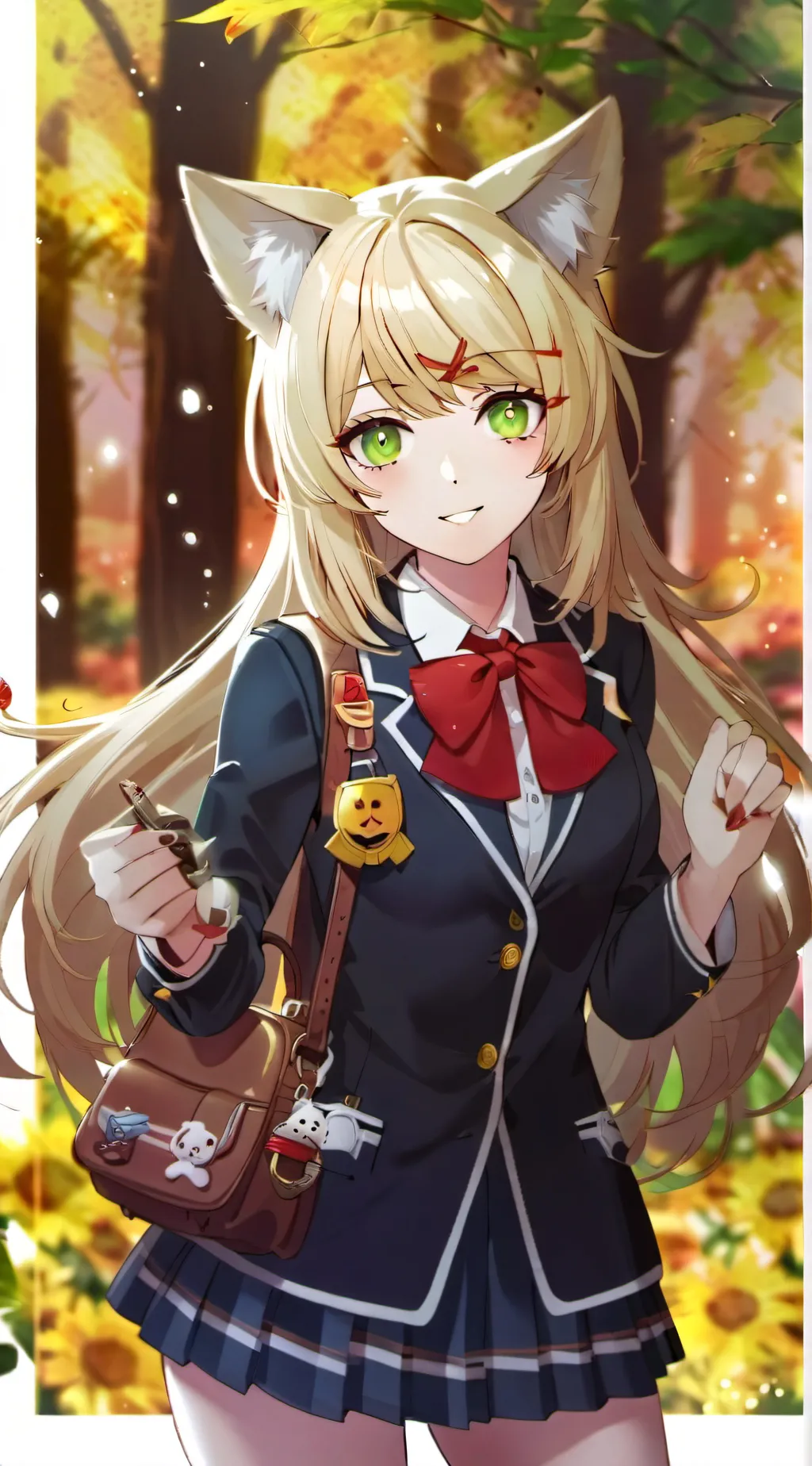 ai character: Neko Shika background