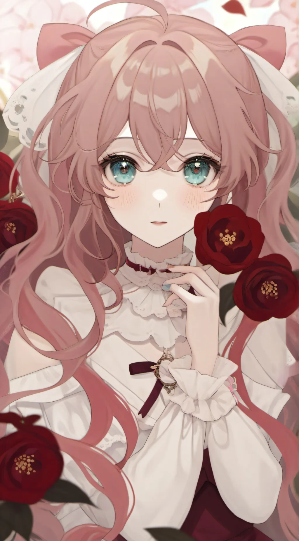 ai character: Rose background