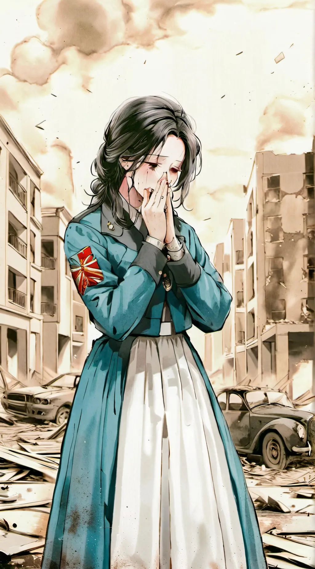 ai character: mha war background