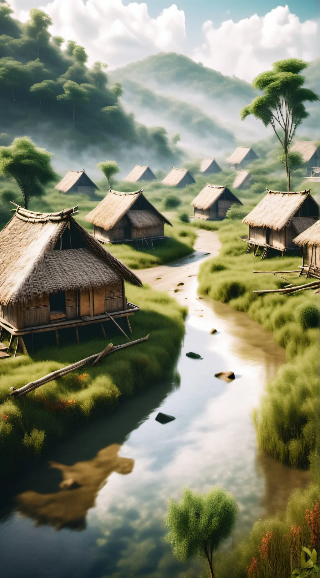 ai character: Animals and Men  background
