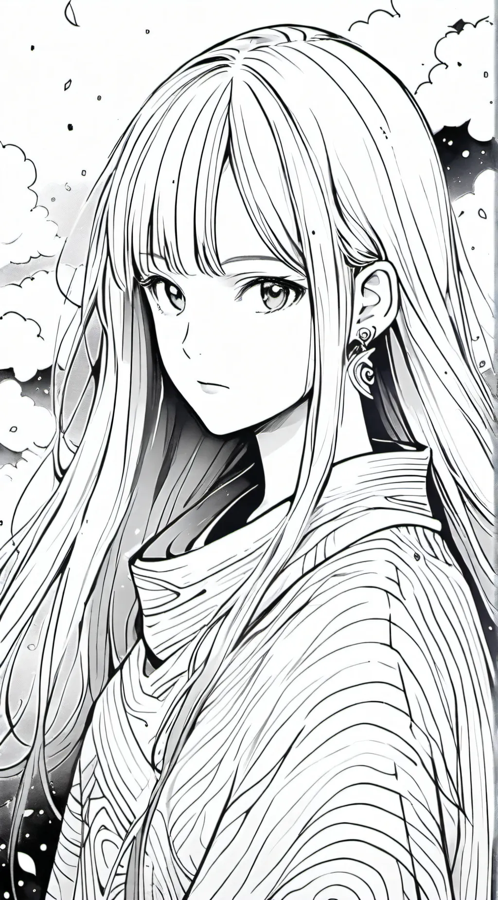 ai character: Bini × Kny background