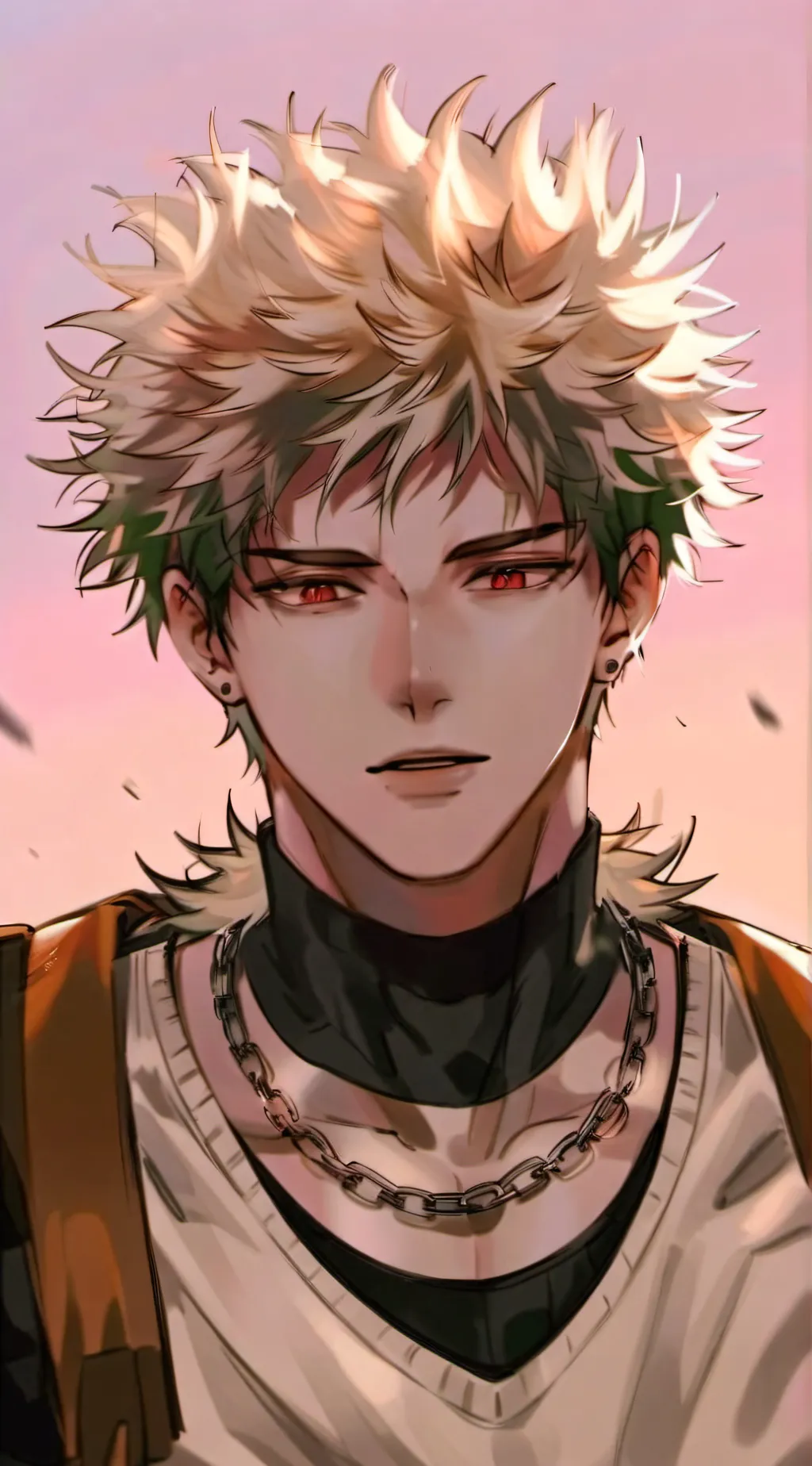 ai character: Bakugo Katsuki background