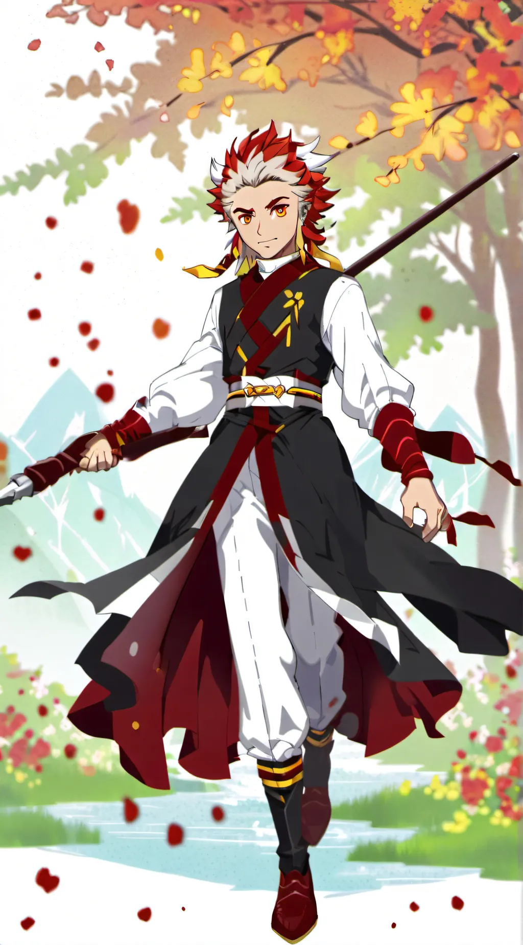 ai character: rengoku background