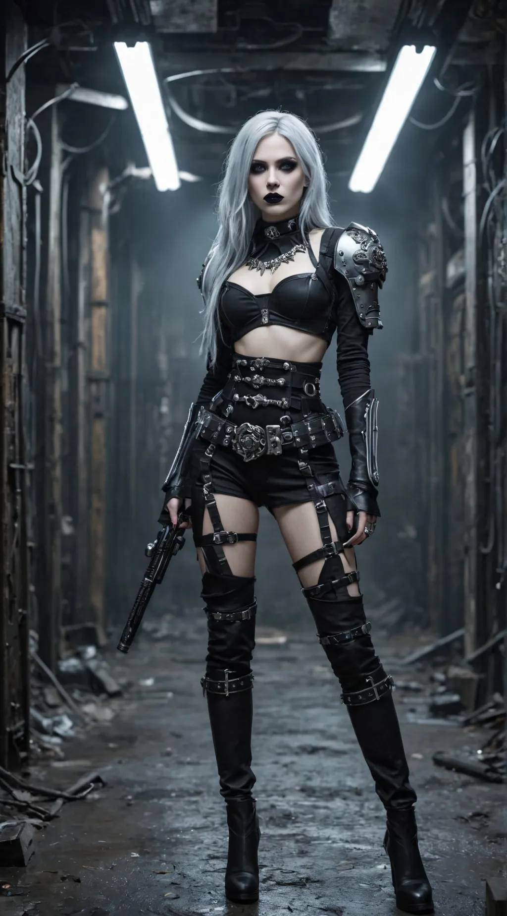 ai character: Heavy Metal ♀ background