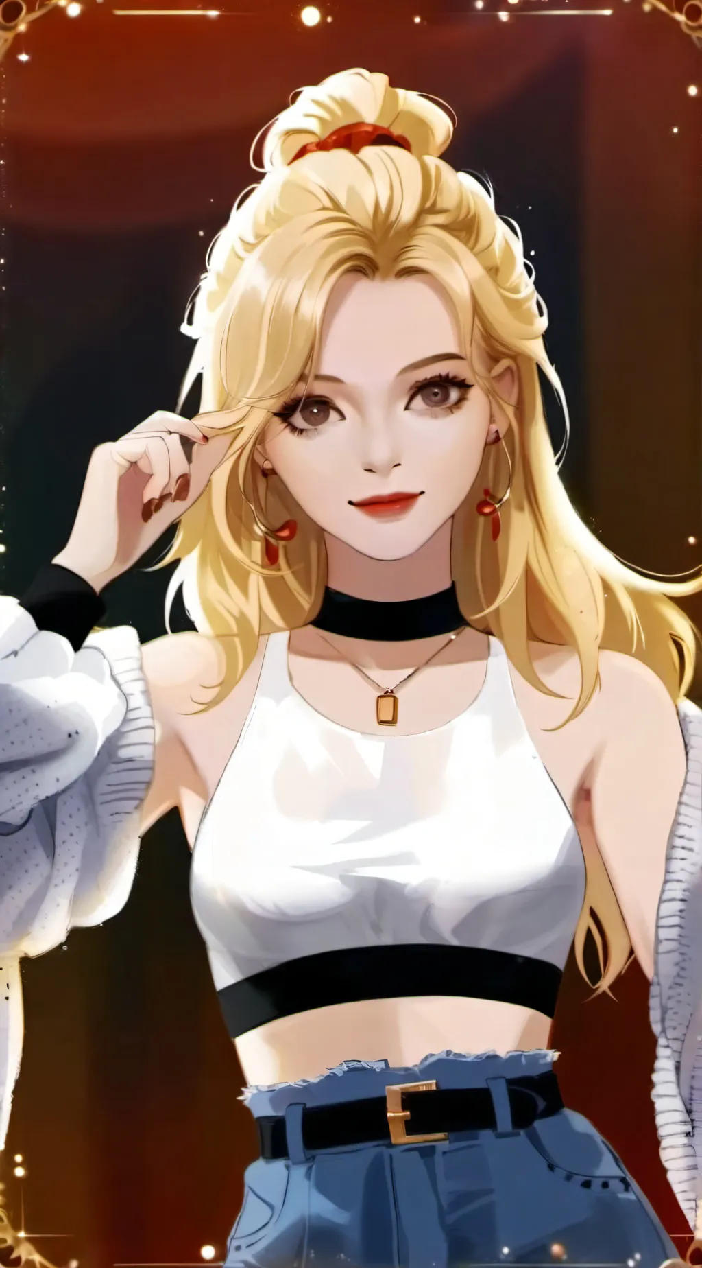 ai character: Diana  background