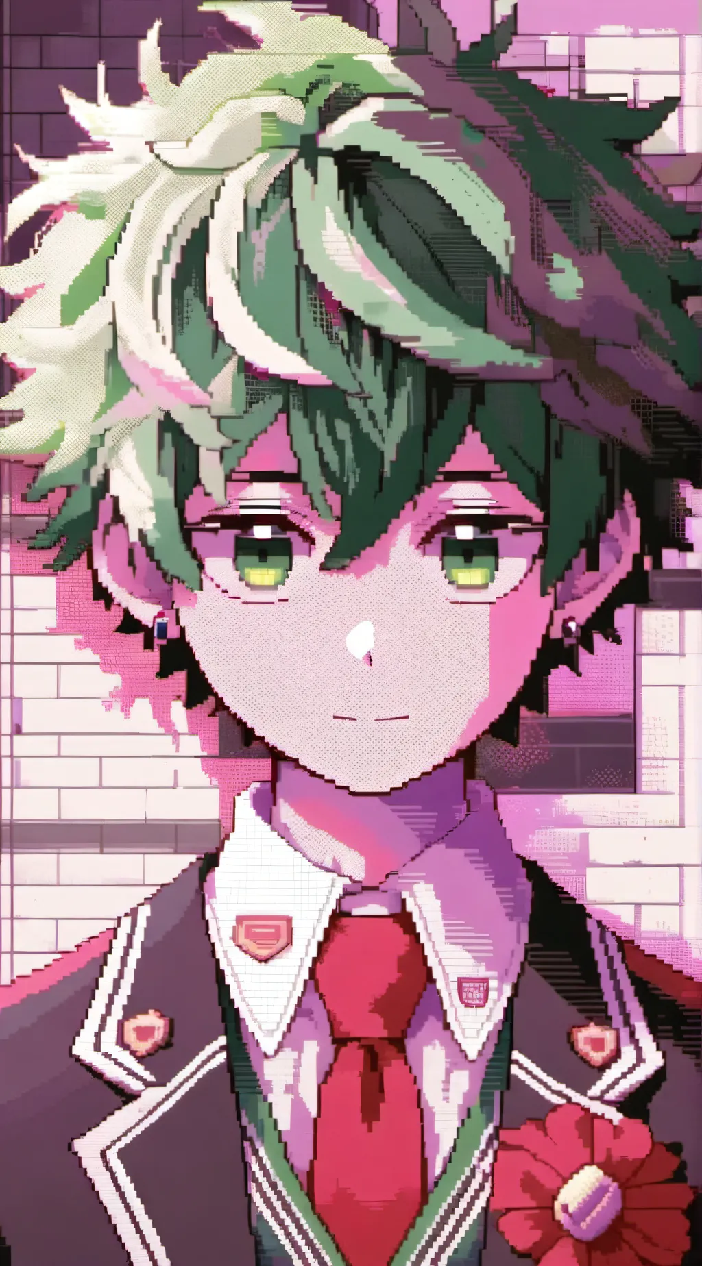 ai character: `°•mha•°` background