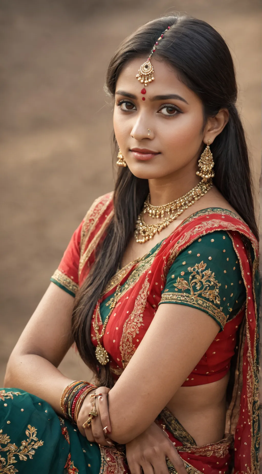 ai character: Pooja  background
