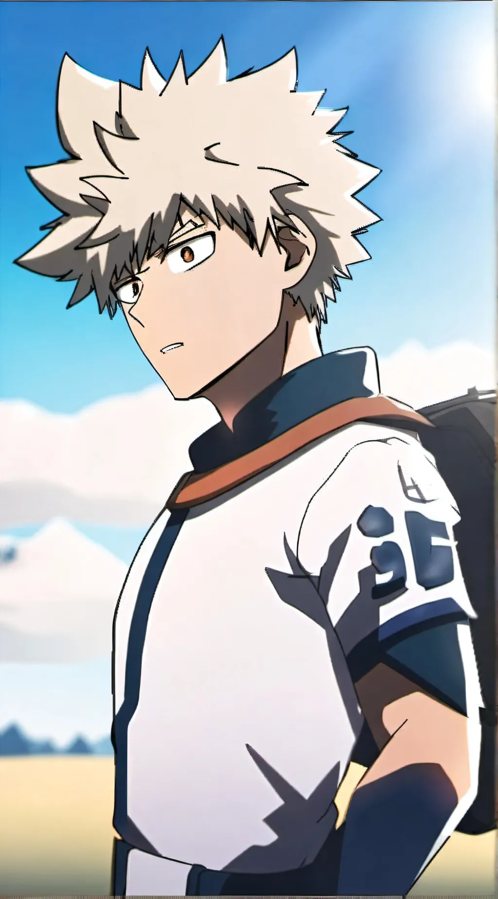 ai character: Katsuki bakugo background