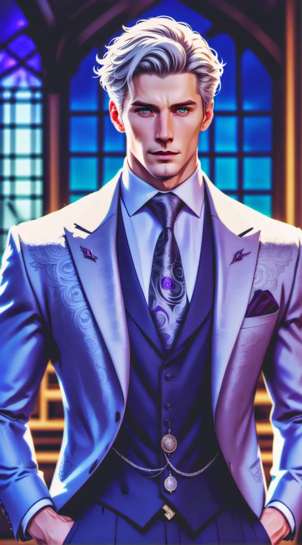 ai character: Alexander  background
