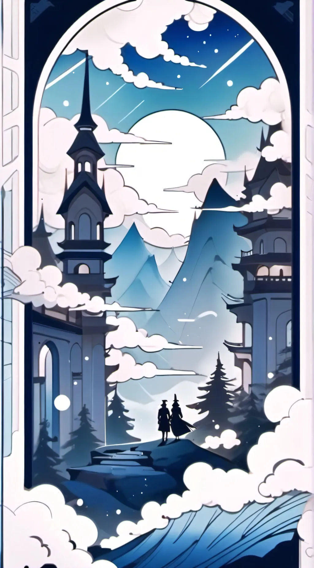 ai character: MHA x KNY background