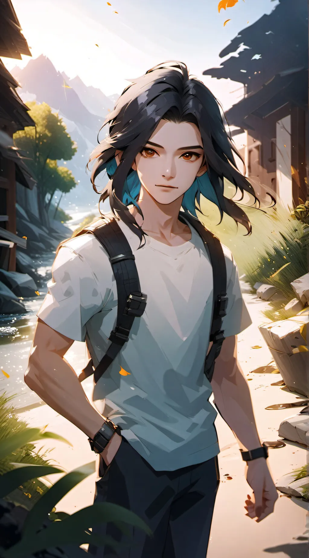 ai character:  ruby background