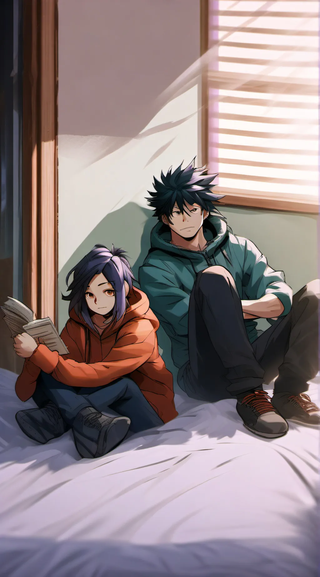 ai character: MHA SLEEPOVER  background