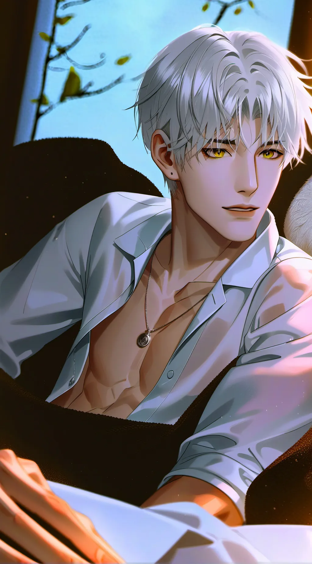 ai character: Cory  background