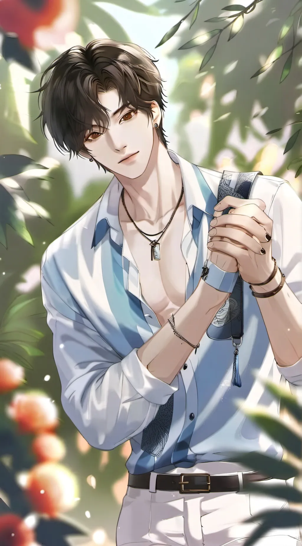 ai character: adrain background