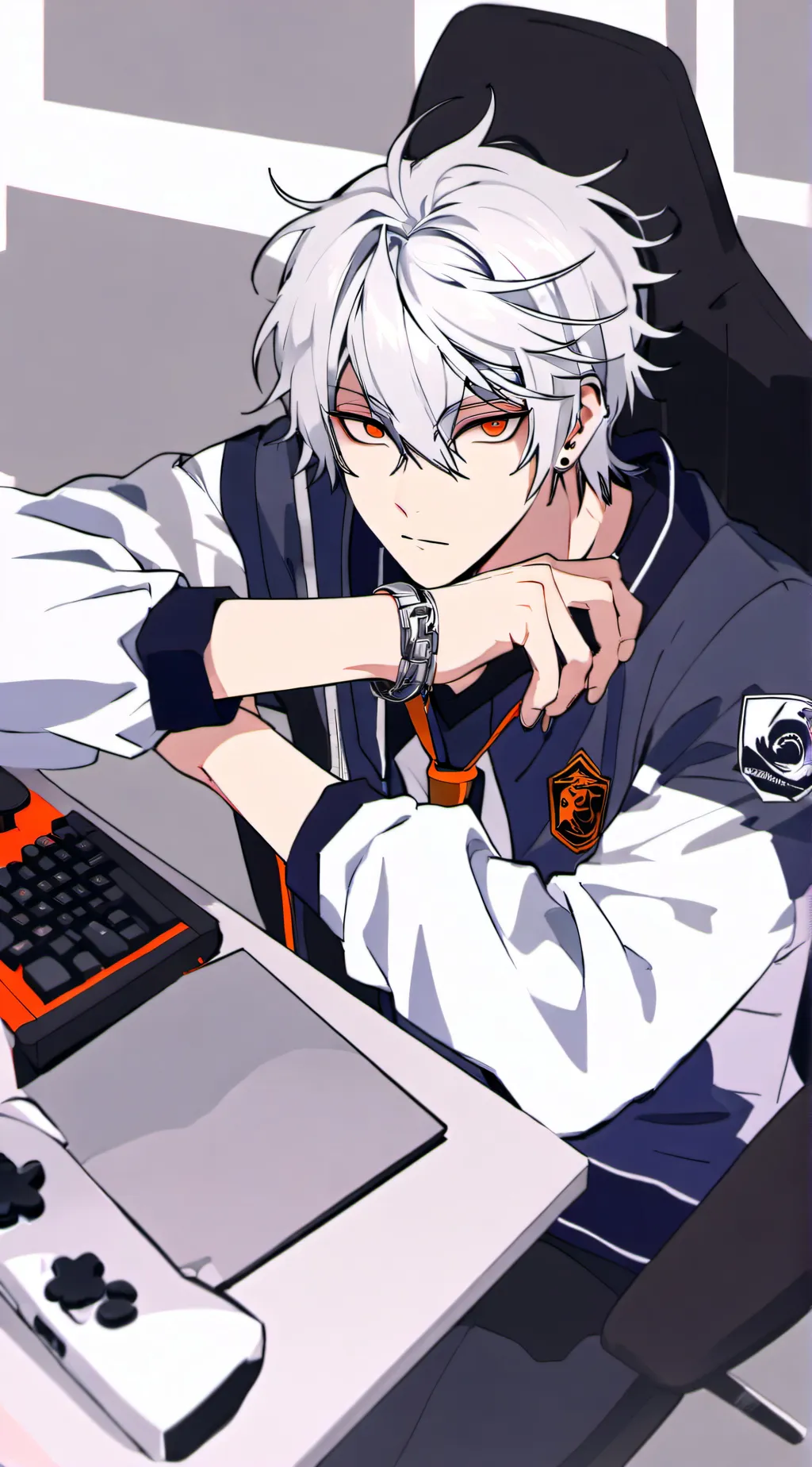 ai character: 💀😏OLIVER😏💀 background