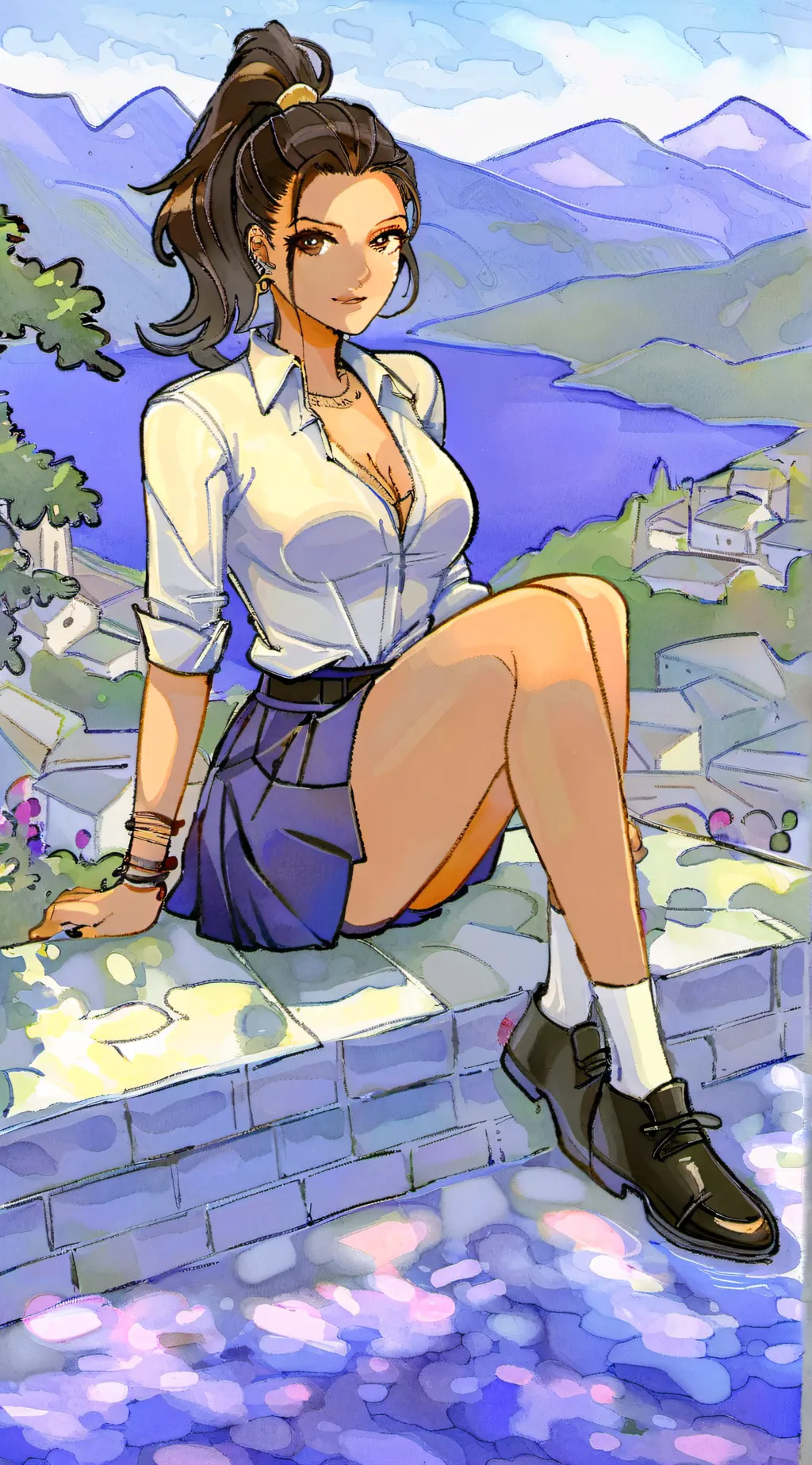 ai character: Heather background