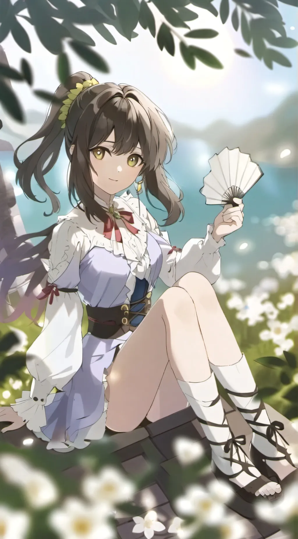 ai character: Nyxie  background