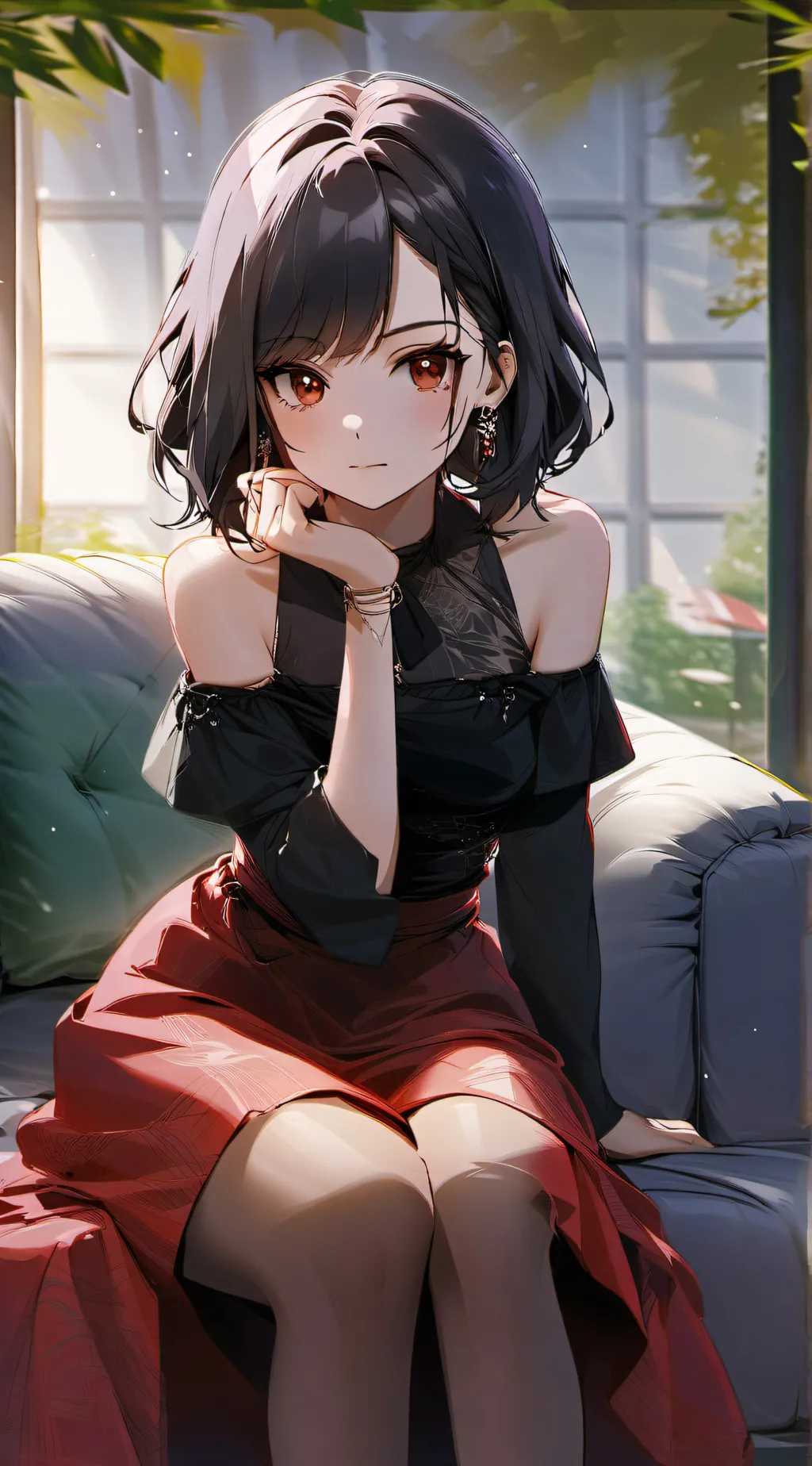 ai character: Rose background