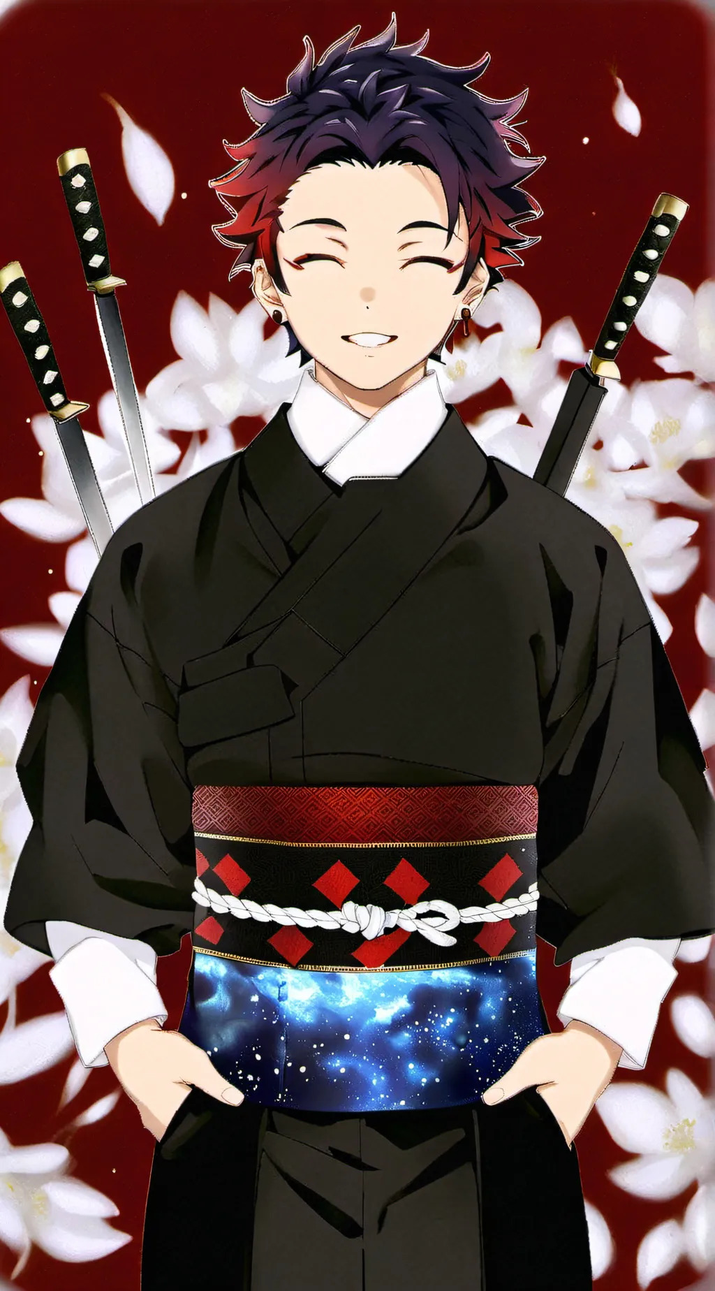 ai character: Hashira meeting background