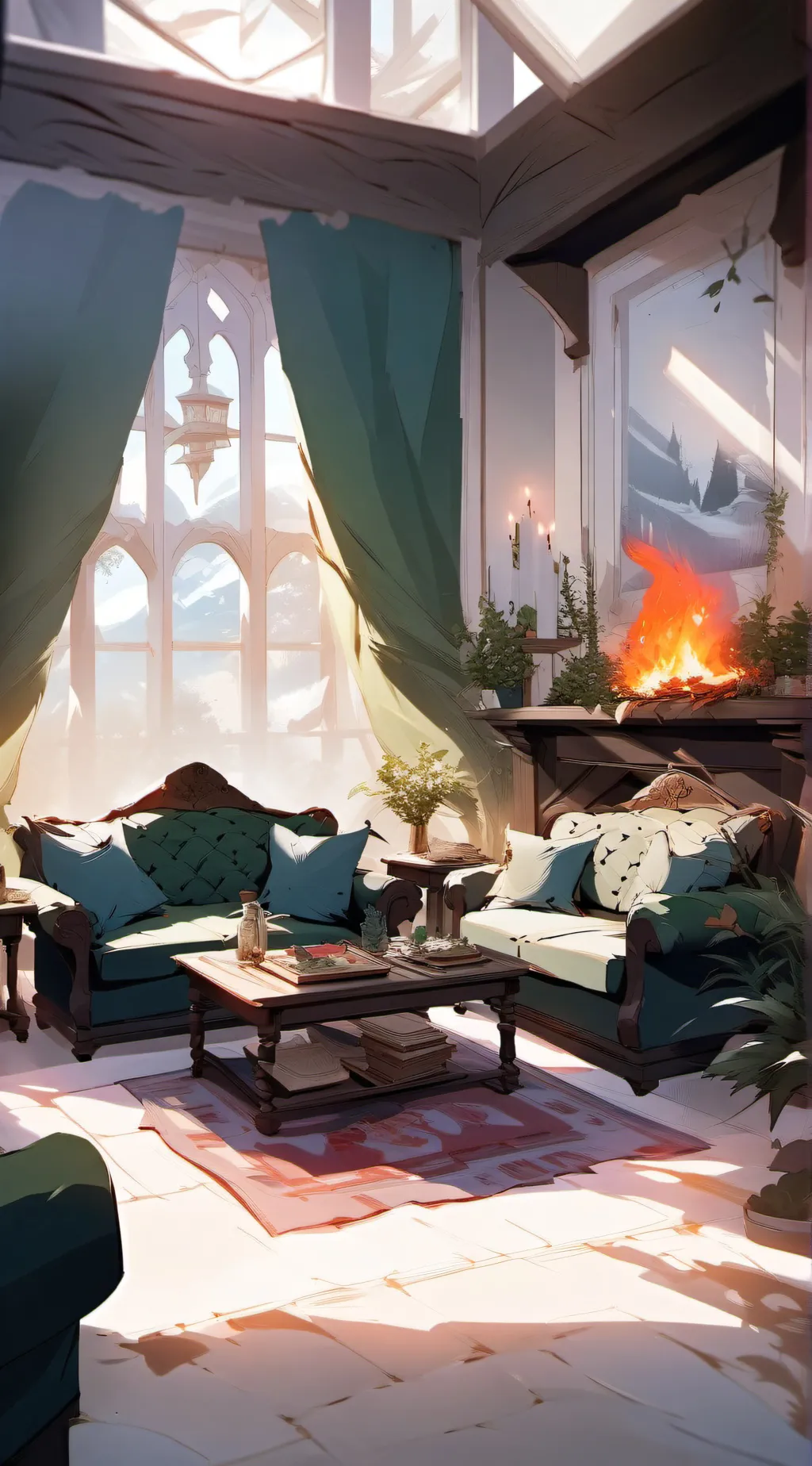 ai character: Hogwarts background
