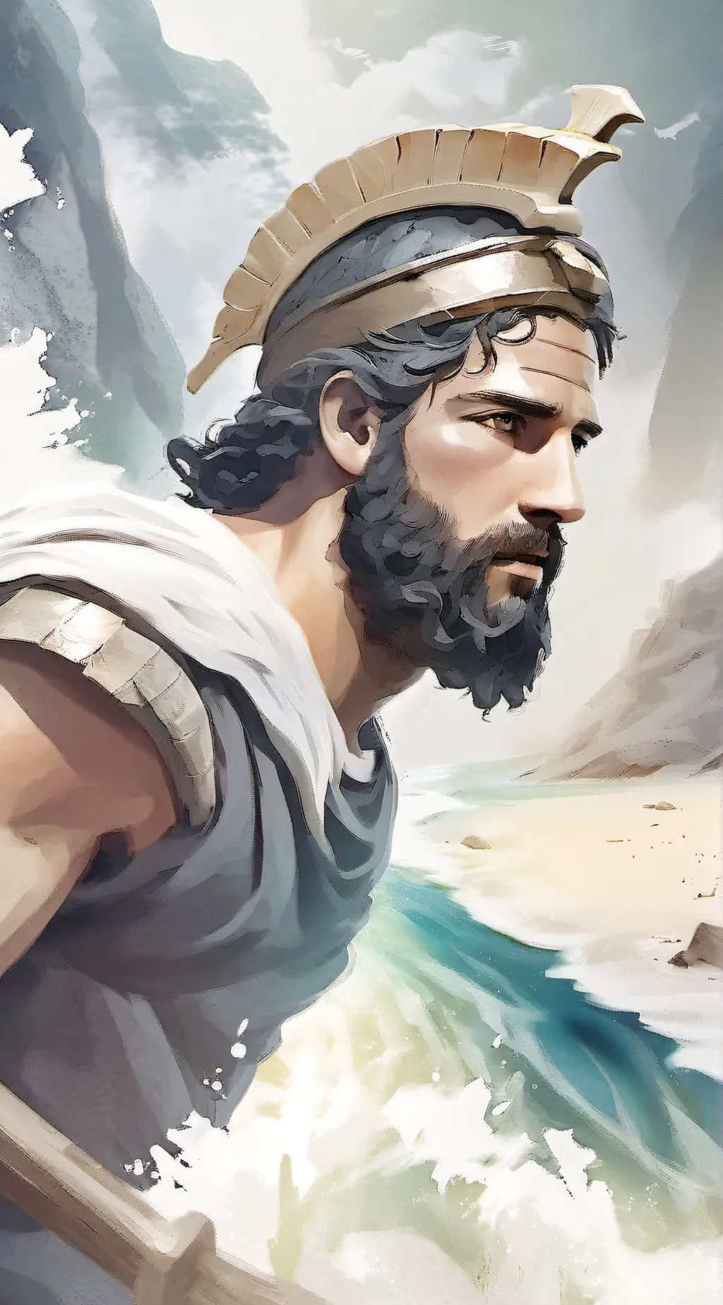 ai character: Odysseus  background