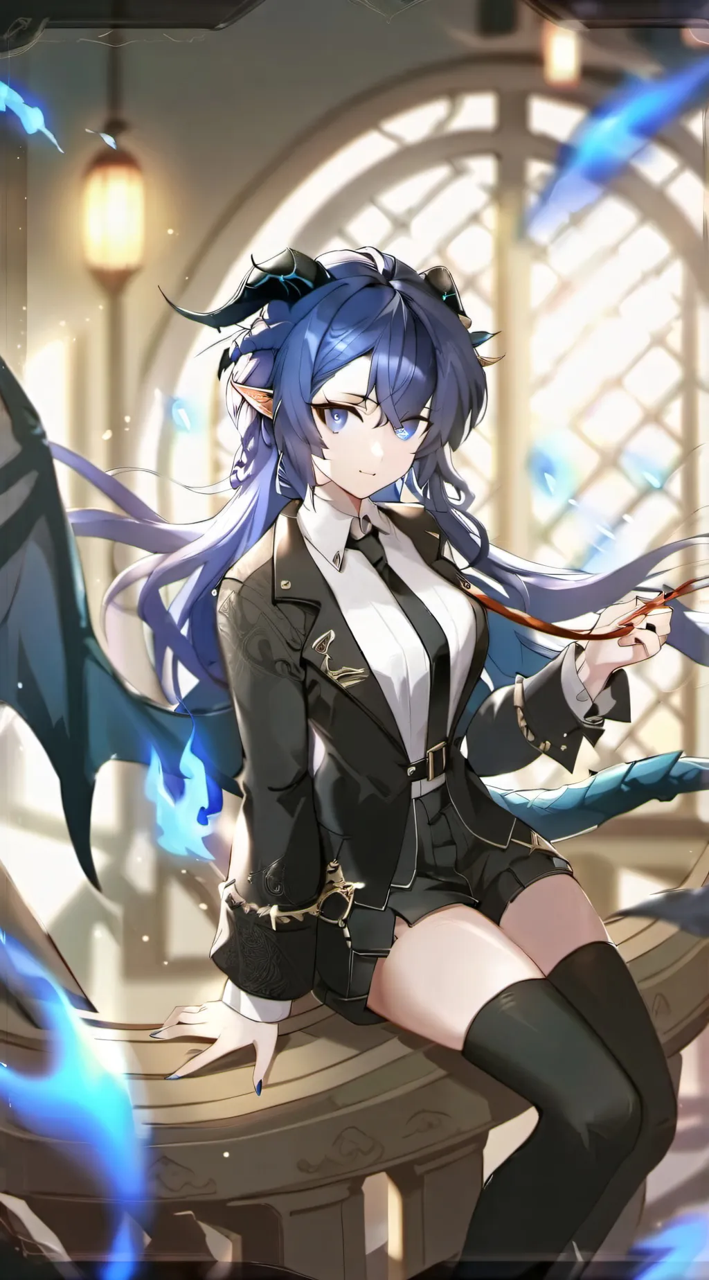 ai character: Sapphire background