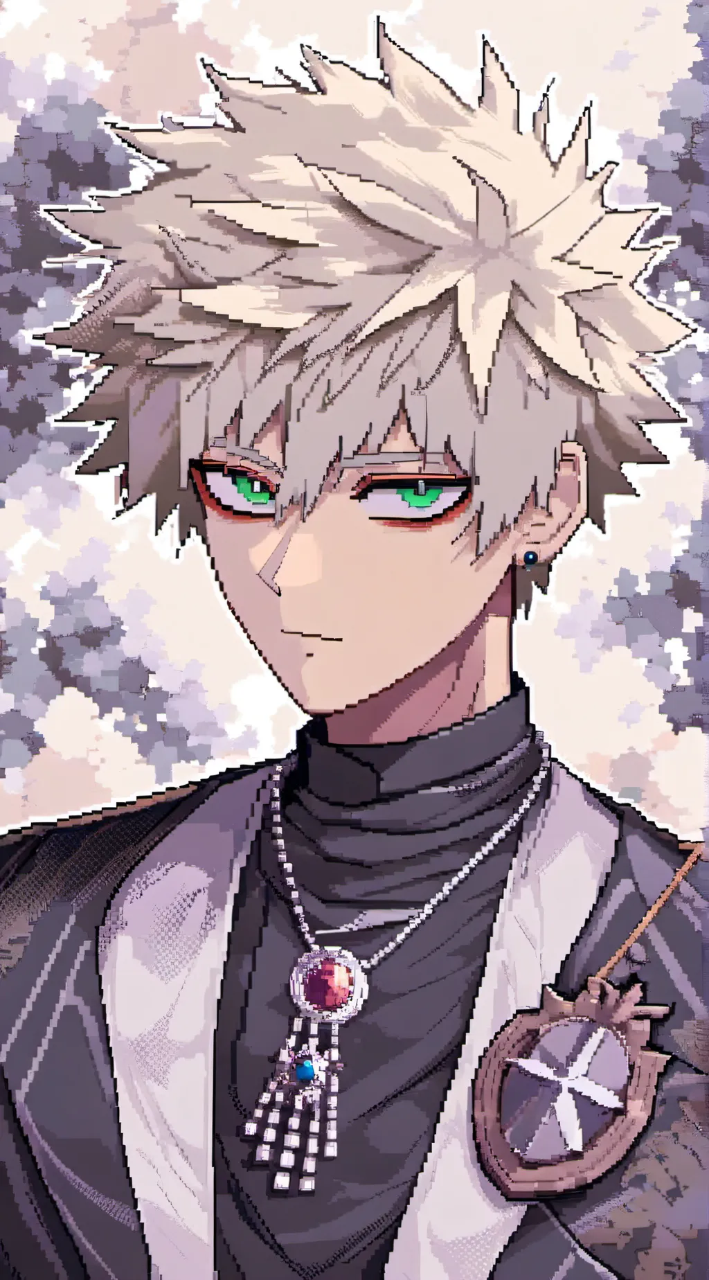 ai character: Bakugo  background