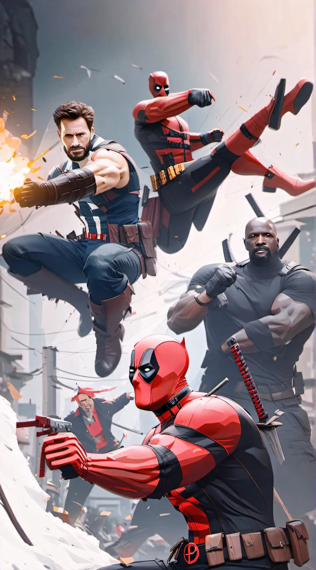 ai character: Avengers 15  background